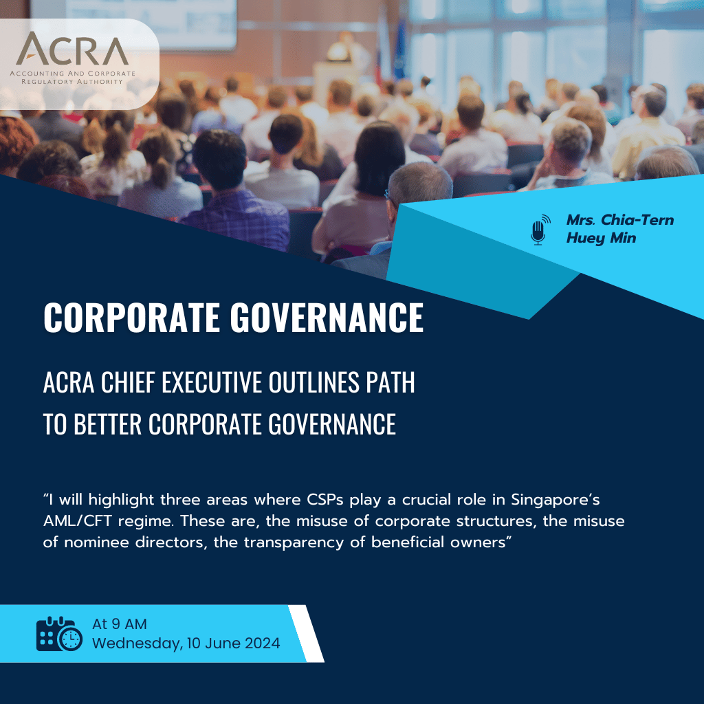 ACRA Chief Executive Outlines Path to Better Corporate Governance